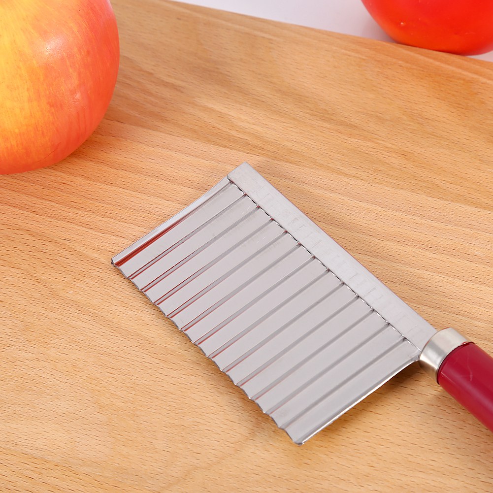 Kartoffelmesser Mit Wellenschliff, Multifunktionales Obstschneidewerkzeug Aus Edelstahl