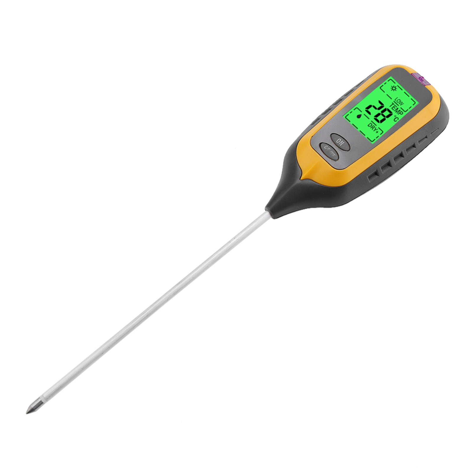 4-in-1-lcd-messgerät Zur Messung Von Feuchtigkeit, Temperatur, Sonnenlicht Und Ph-wert Im Gartenboden