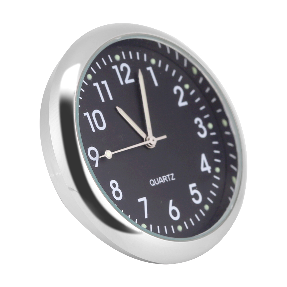 Mini-autouhr Mit Quarzwerk, Digitaler Zeiger Und Nachtlicht