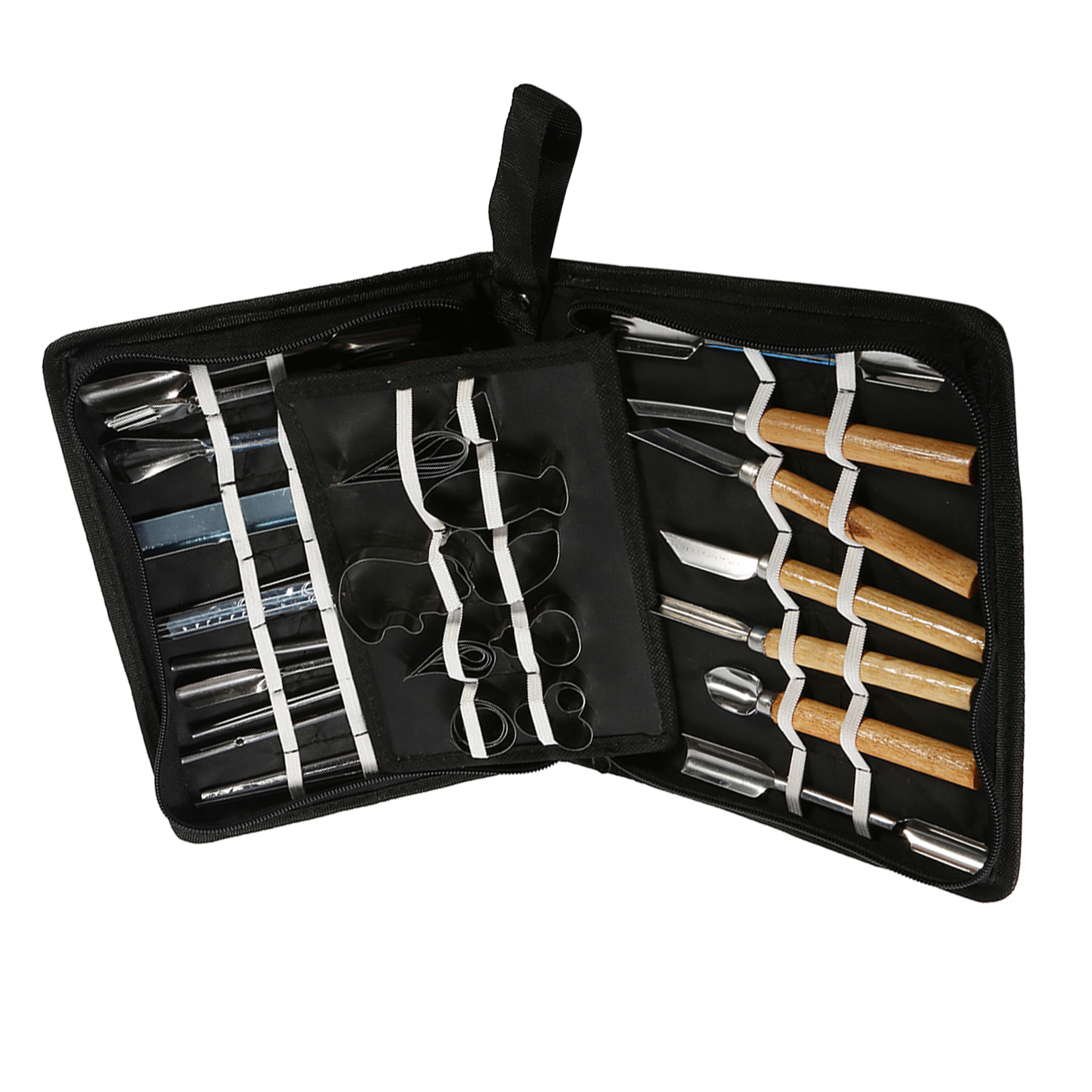 Set 46-teiliges Schnitzwerkzeug-set, Tragbarer Gemüse- Und Obstmeißel, Küchenschneidprodukte