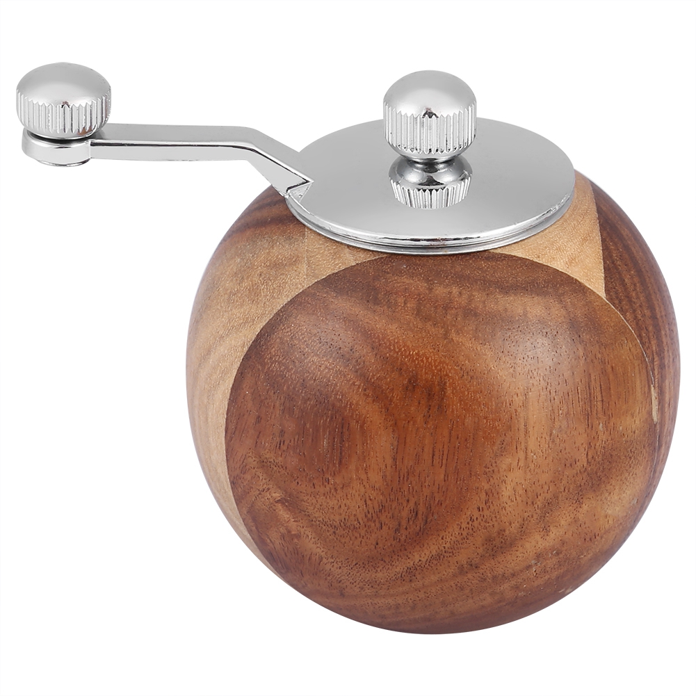 Praktische, Manuelle Pfeffermühle Aus Holz Mit Flasche – Küchenhelfer