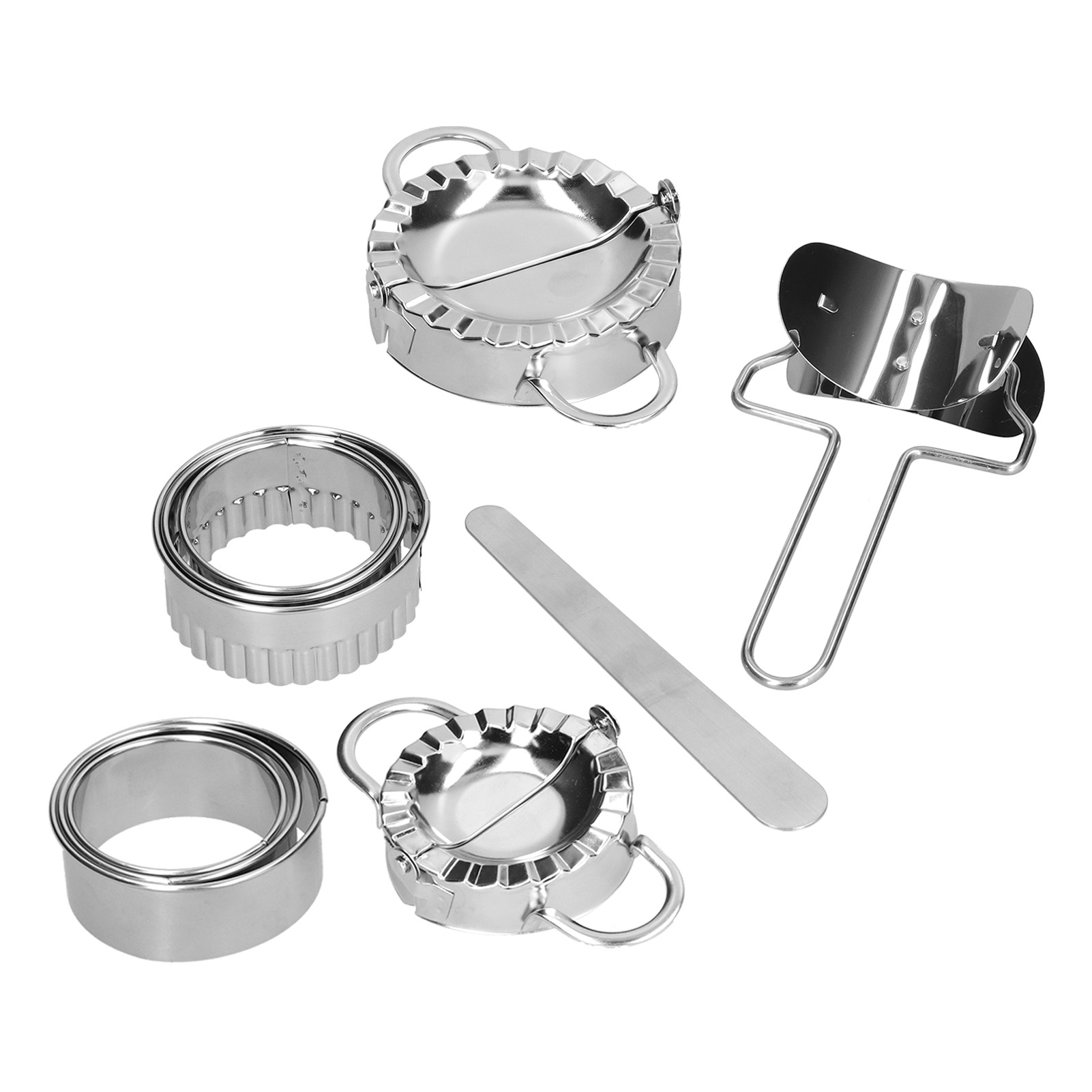 10-teiliges Edelstahl-teigtaschenform-set Mit Form Und Ausstecher Für Die Küche