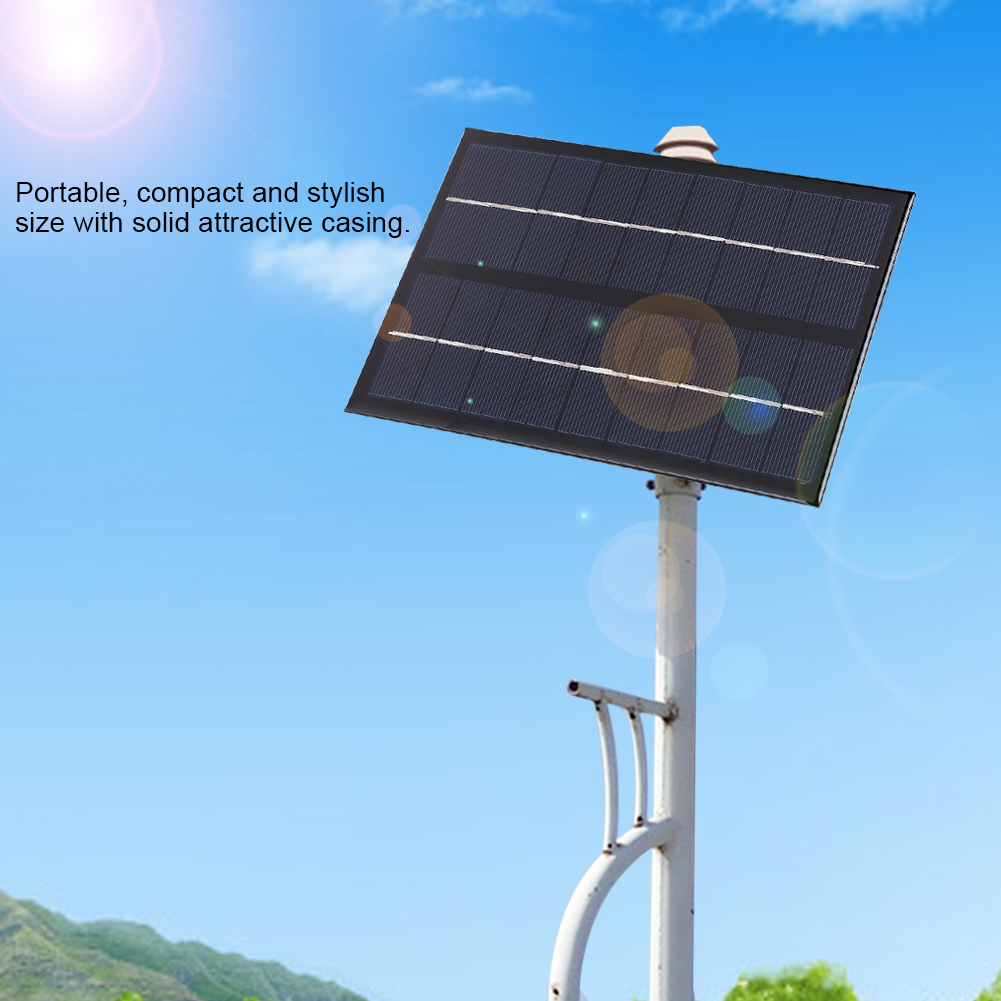3w 9v Mini-polykristallin-solarpanel Für Diy-solarleuchten Und Handy-akkuladegeräte