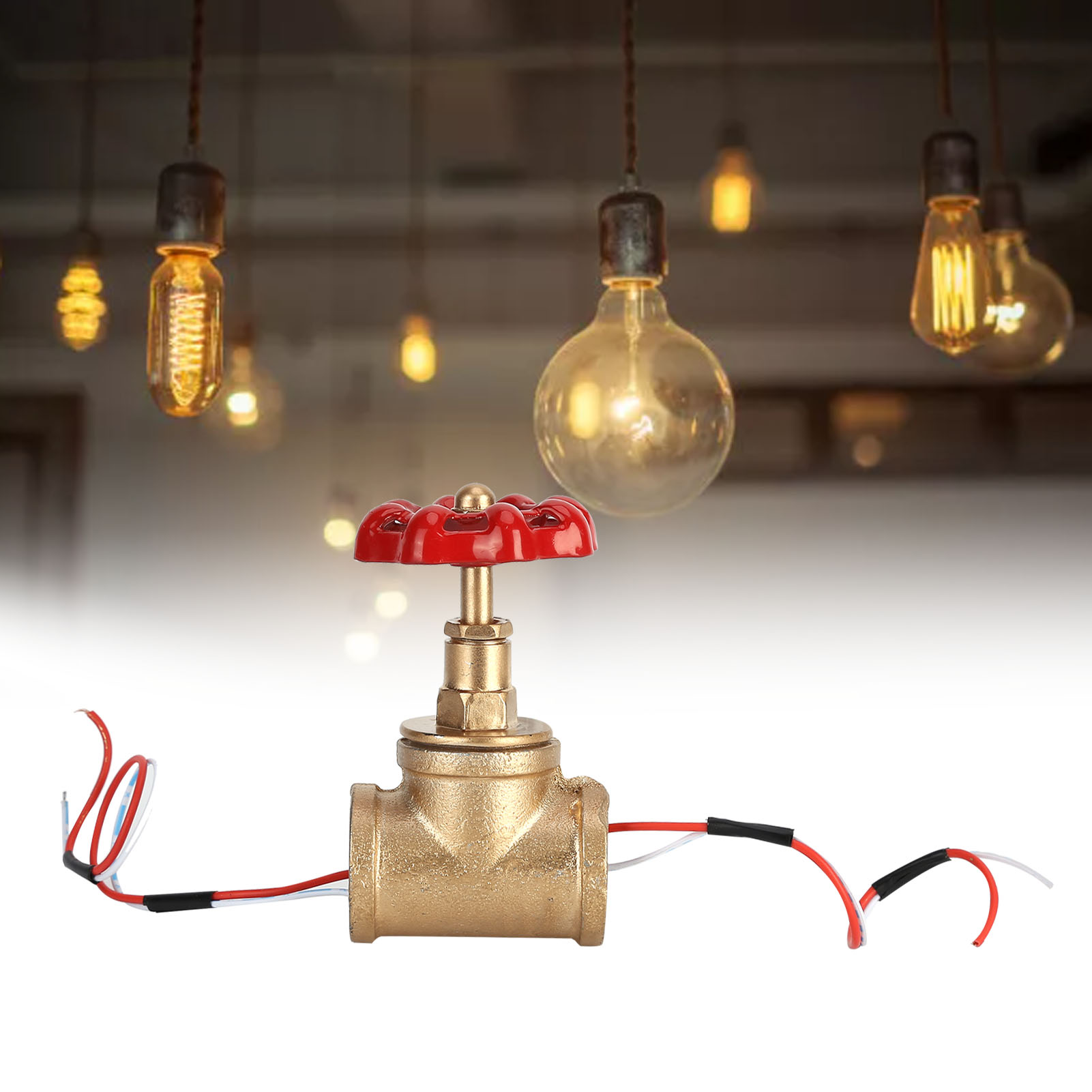 Vintage Steampunk 3/4-zoll-absperrventil-t-lichtschalter Mit Kabel Für Industrielle Lampenzubehörteile