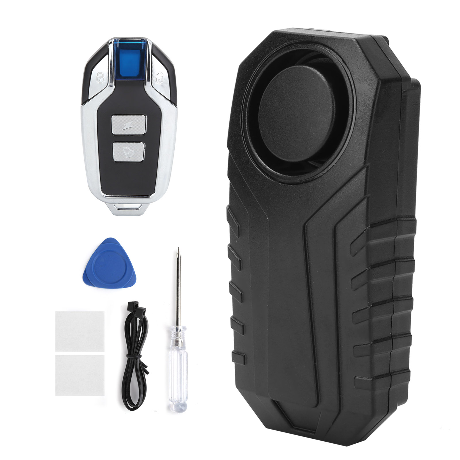 Diebstahlalarm Mit Vibrationsalarm Für Fahrräder, Elektroroller, Motorräder Und Den Heimgebrauch (schwarz Ks-sf22r Ks-sf22r)