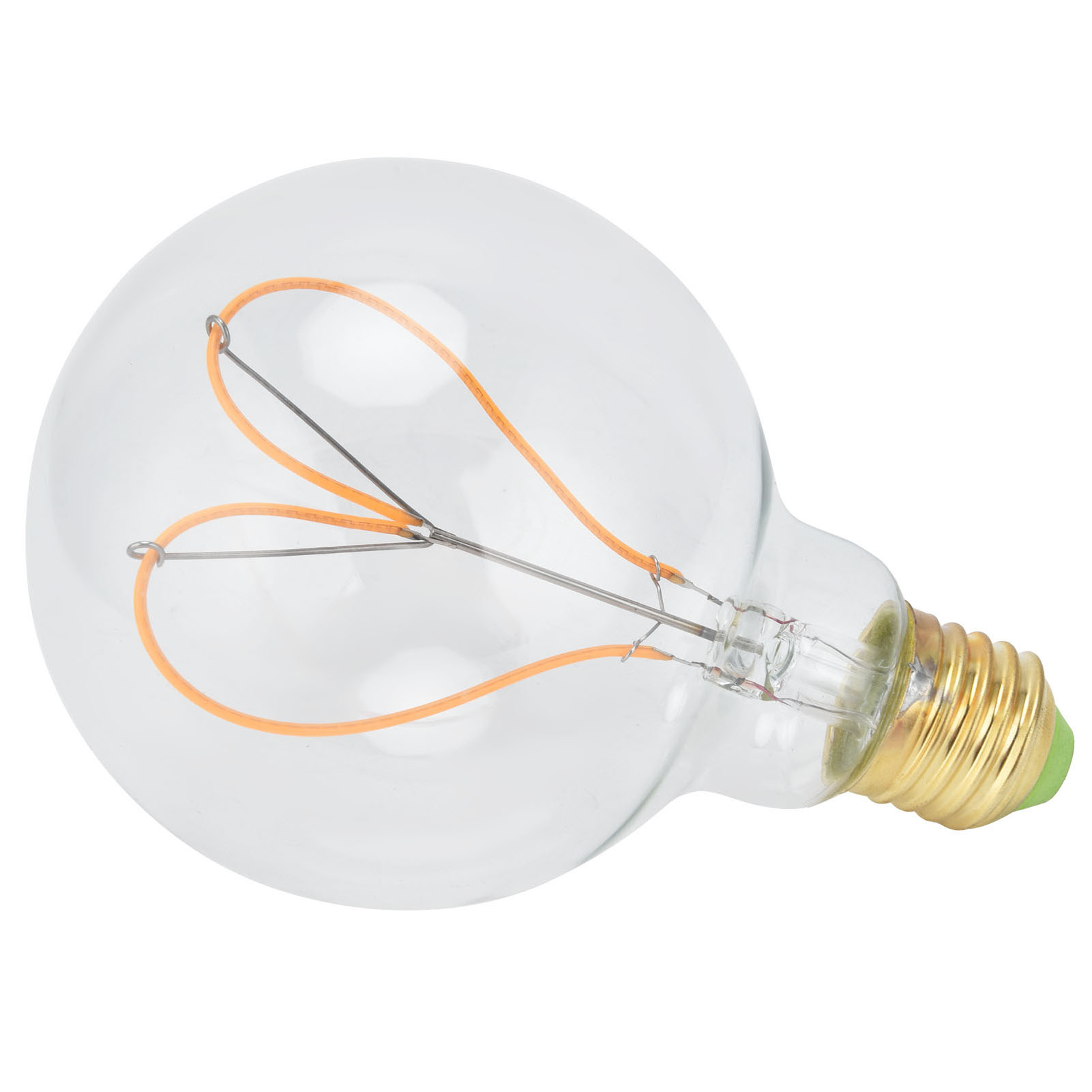 G95 Herzförmige Led-retro-glühbirne E27 4w 110v Dimmbare Glühbirne Für Schlafzimmer, Café, Warmes Licht