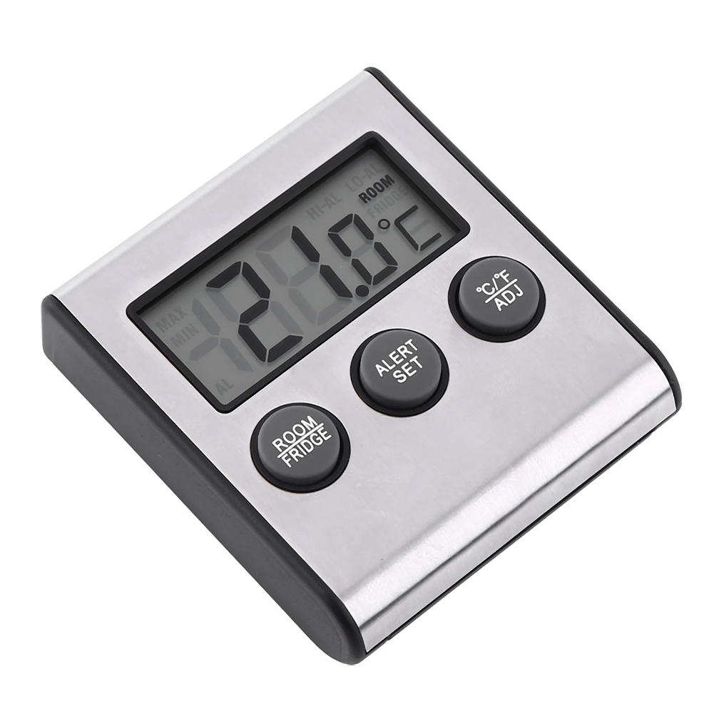Neues Digitales Lcd-thermometer Für Kühlschrank, Gefrierschrank Und Zimmer Mit Magnet Und Ständer