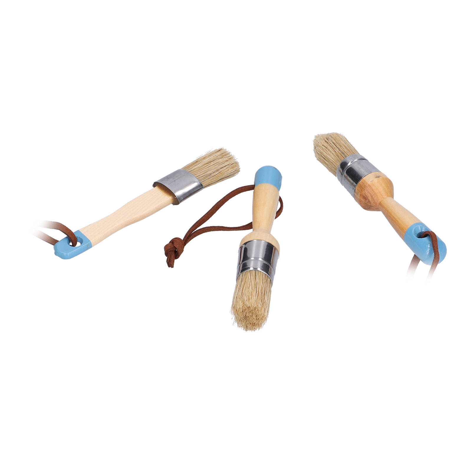3er-set Pinsel Mit Holzgriff Für Möbel- Und Wandanstrichprojekte, Diy-heimdekoration
