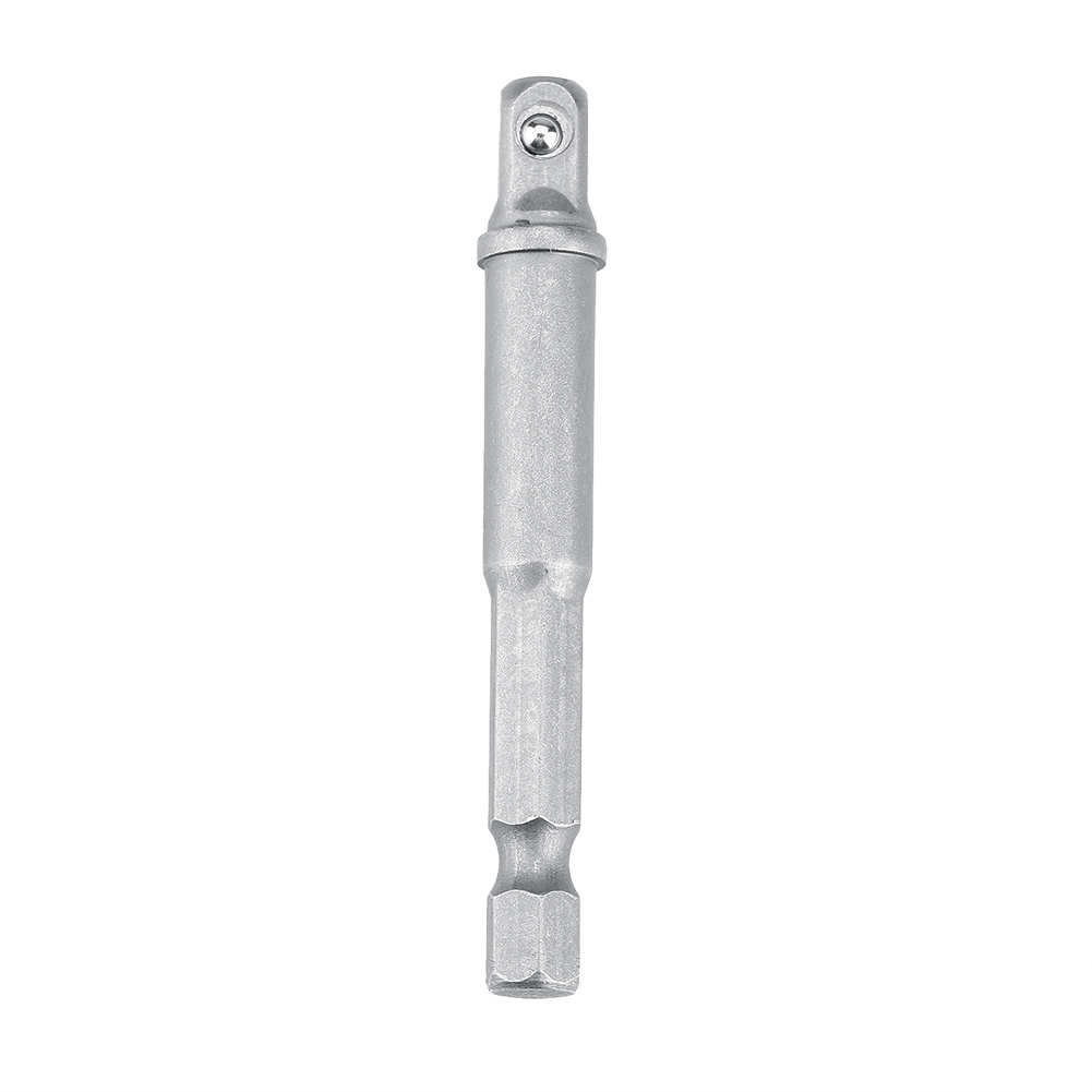 3-teiliges Set Steckschlüsseladapter 1/4" Sechskantschaft Auf 1/4", 3/8", 1/2" Bohrerverlängerung (lange Ausführung)
