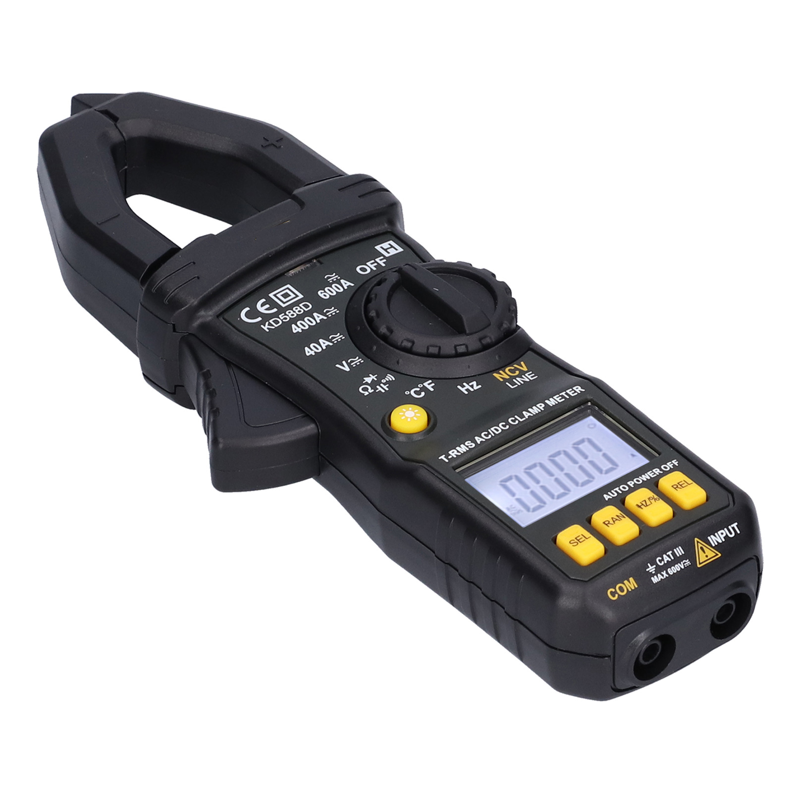 Kd588d Digitales Voltmeter Mit True-rms-datenspeicherung, Überlastschutz Und Stromzangenmessgerät Für Wechsel- Und Gleichstrom