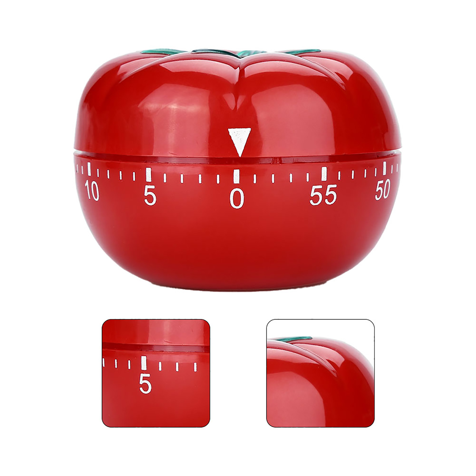 Mechanischer 60-minuten-countdown-timer In Tomatenform, Küchenhelfer Zum Kochen Und Backen, 6,3 X 4,5 Cm