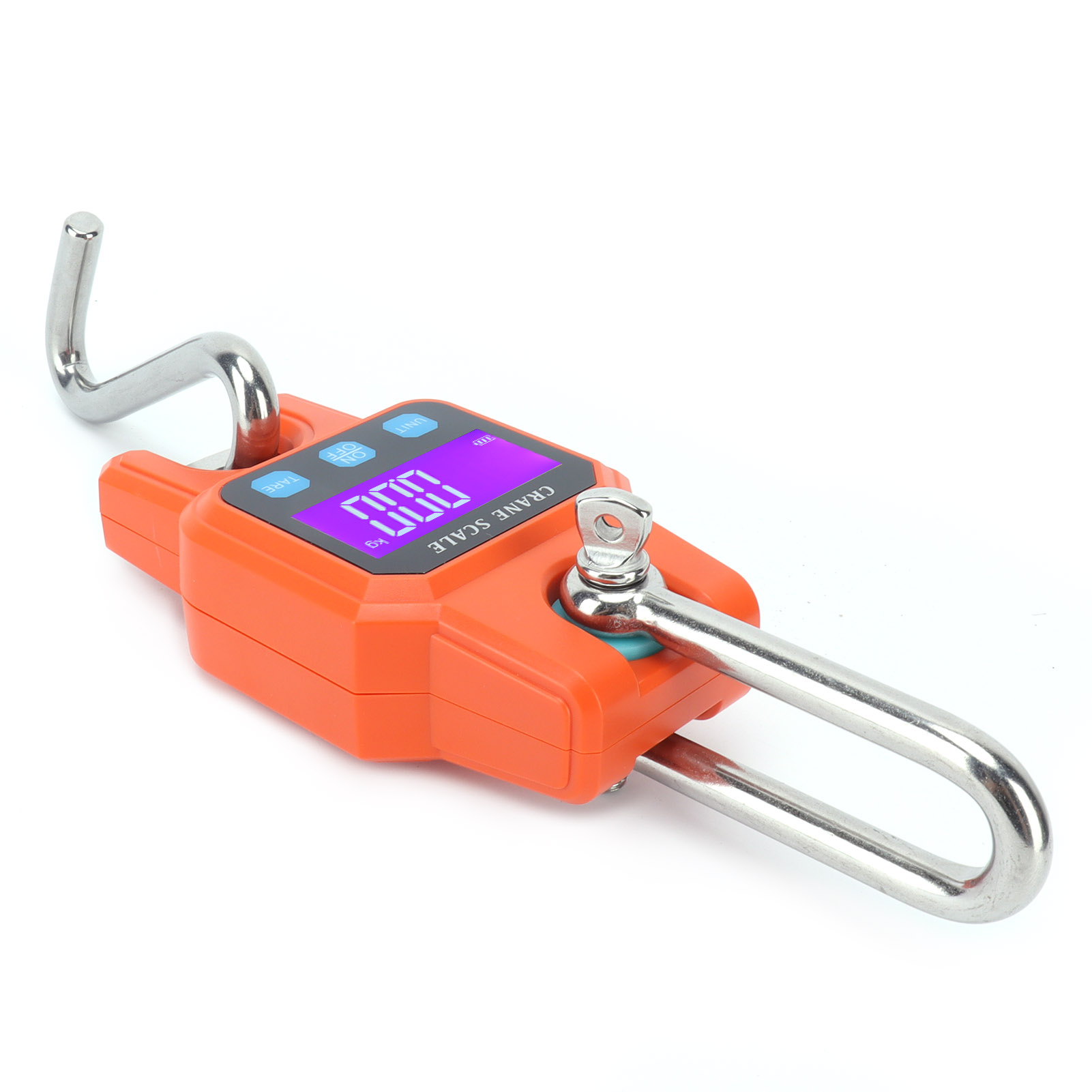 Wh-c06 Wiederaufladbare Digitale Hängewaage, Mini-kranwaage, Elektronische Hakenwaage Für Zuhause (orange)