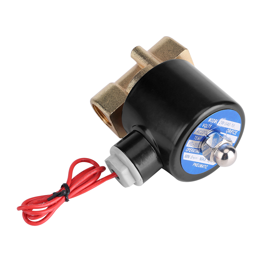 220 V Dn10 3/8" Elektrisches, Normalerweise Geschlossenes Elektromagnetisches Ventil Für Wasser, Öl, Luft Und Gas