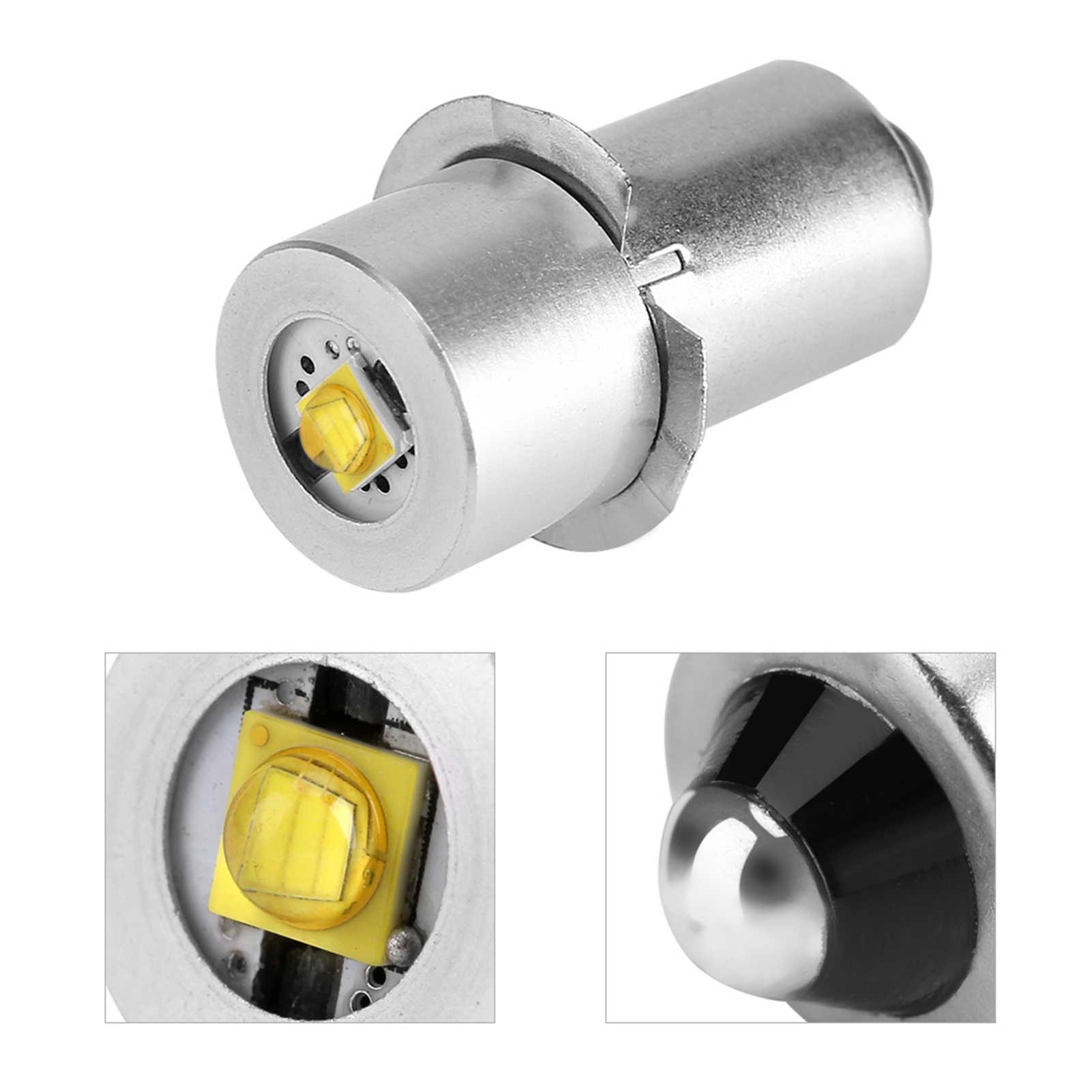 P13.5s 3w Led-taschenlampen-ersatzbirne, Taschenlampe, Notarbeitsleuchte (weiß, 3v)