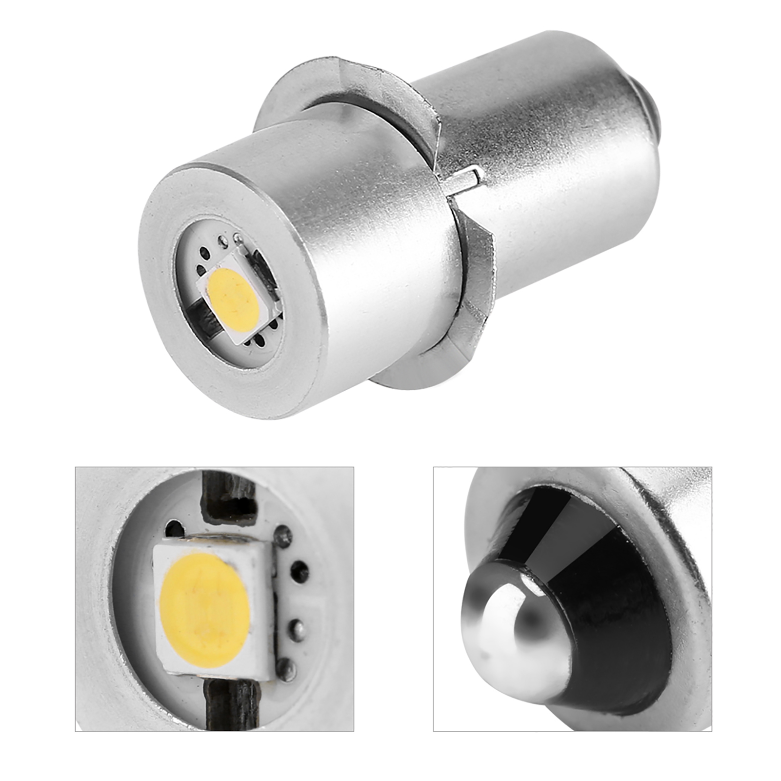 Stück P13.5s 1w Led-taschenlampen-ersatzbirne, Taschenlampe, Notarbeitsleuchte (3v)