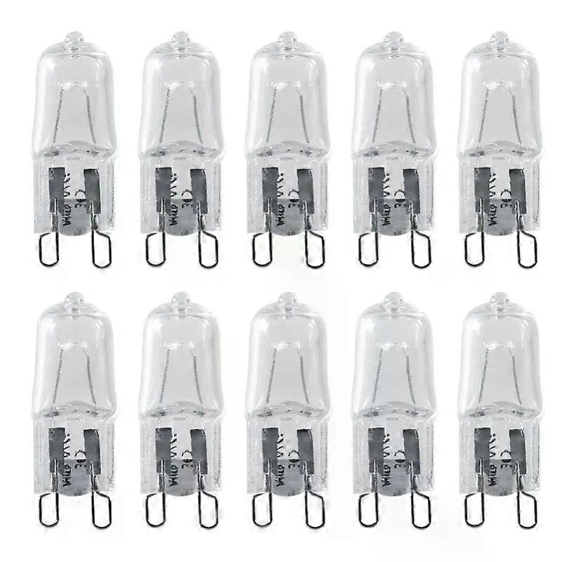 10 Stück G9-halogenlampen, 120 V, 40 W, Warmweiß, Hell, Für Den Haushalt