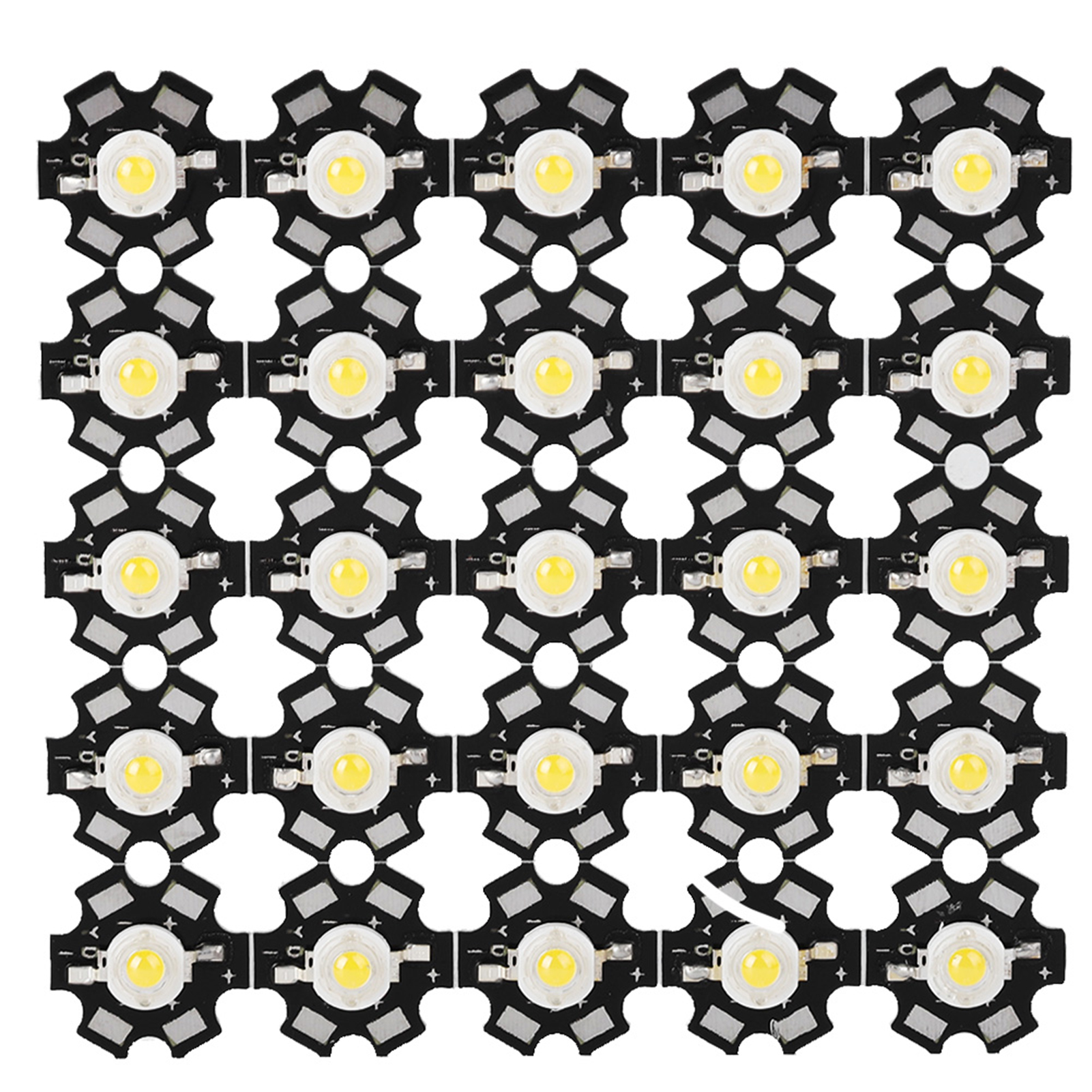 25 Stück Hochleistungs-led-spotlampen Mit Integriertem Chip, Weiß, 30000–35000 K