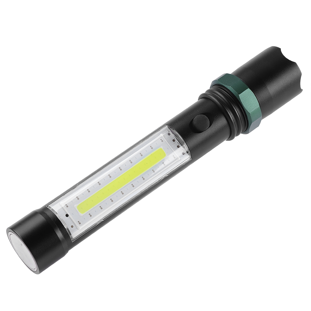 Helle Led-taschenlampe Mit Blinkenden Warnleuchten, Wiederaufladbar, Für Die Jagd Im Freien