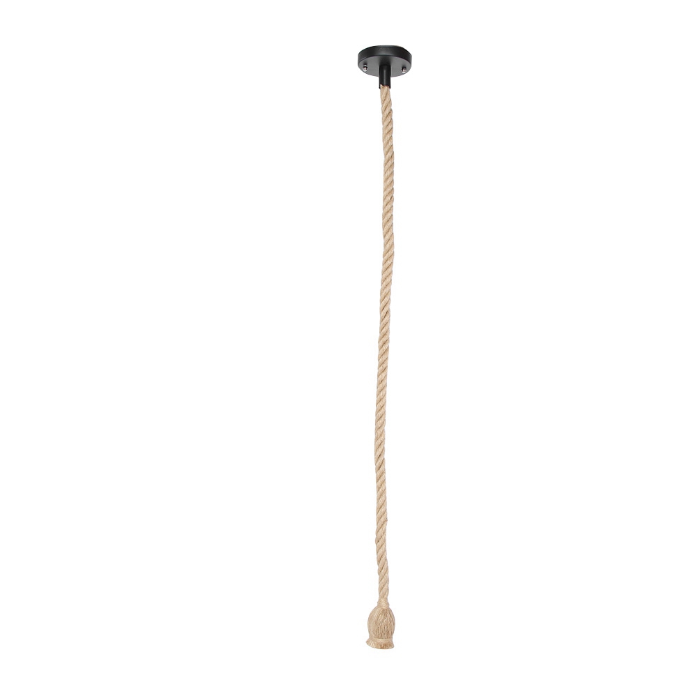 E27 Lampensockel, 1 M Hanfseilkabel, Elektrokabel, Diy-pendelleuchte, Dekorative Glühbirnenfassung (1 Fassung)