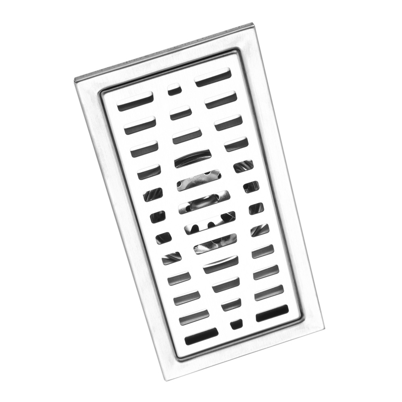 Rechteckiger Bodenablauf Aus Edelstahl, 20 X 10 Cm, Für Bad, Dusche, Küche
