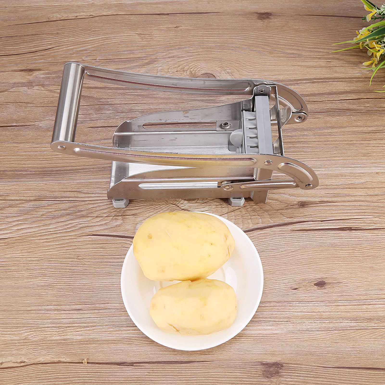 Pommes-frites-reibe Aus Edelstahl, Kartoffelschneider, Pommes-frites-zerkleinerer