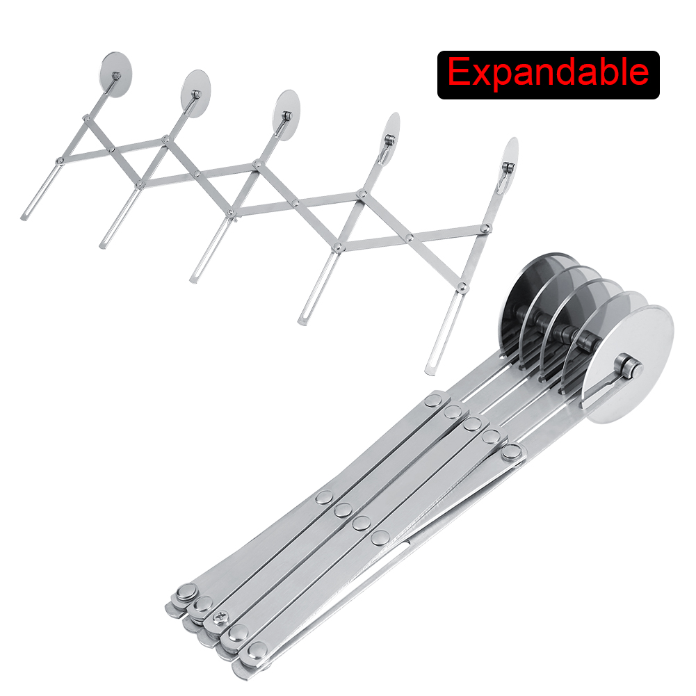 Antihaft-teigschneider Aus Edelstahl, 5 Räder
