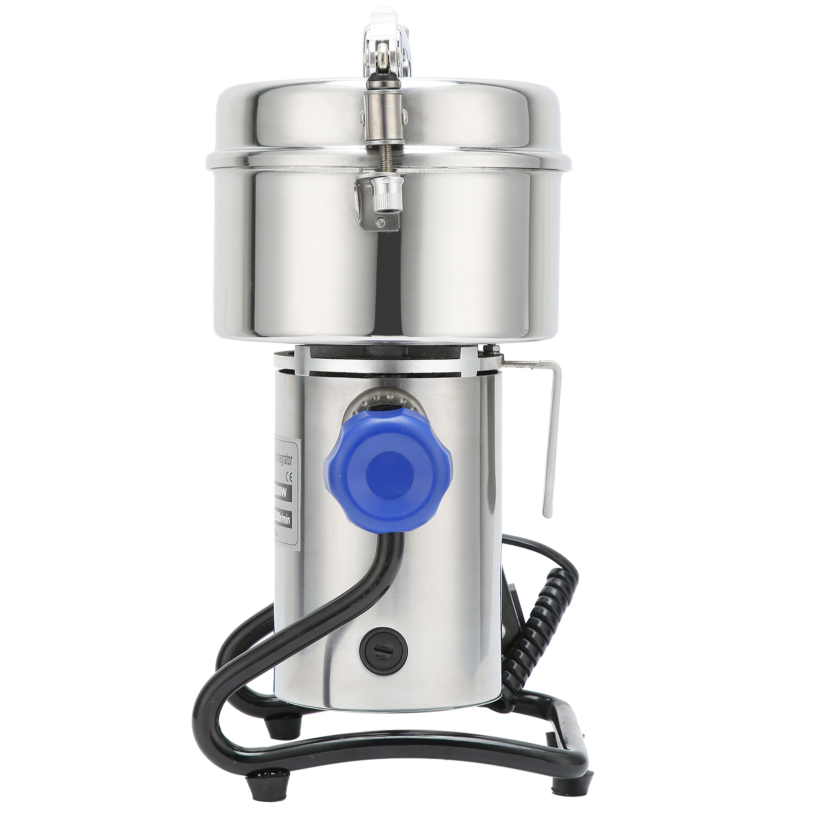 Elektrische Getreidemühle (2000 W) Aus Edelstahl, Ideal Für Kräuter, Mais, Sesam, Sojabohnen, Pfeffer Und Futtermittel. Eu-stecker (220 V).