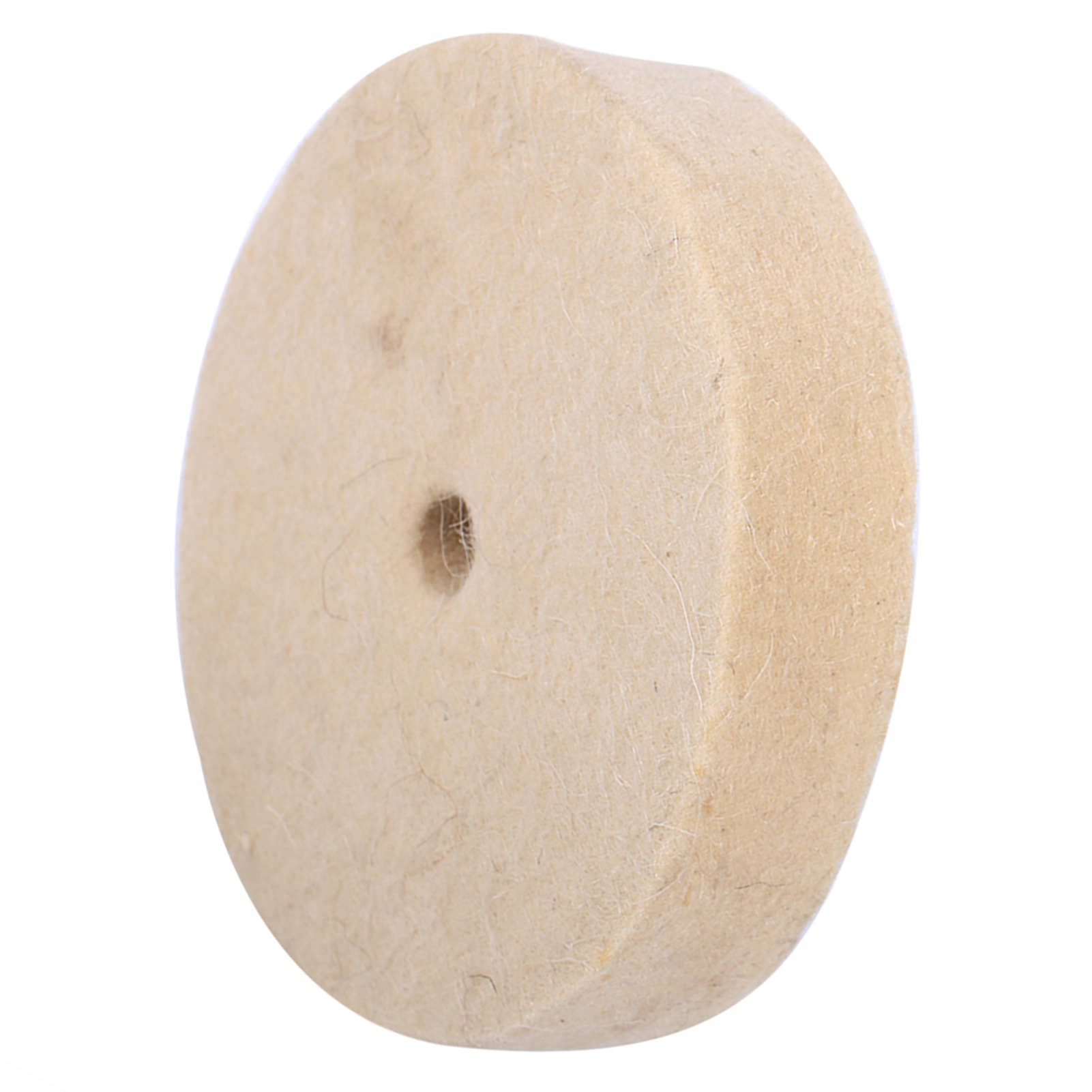 Stück 100 X 25 Mm (4 Zoll) Beige Polierscheibe Aus Weichem Wollfilz Zum Polieren Und Schleifen