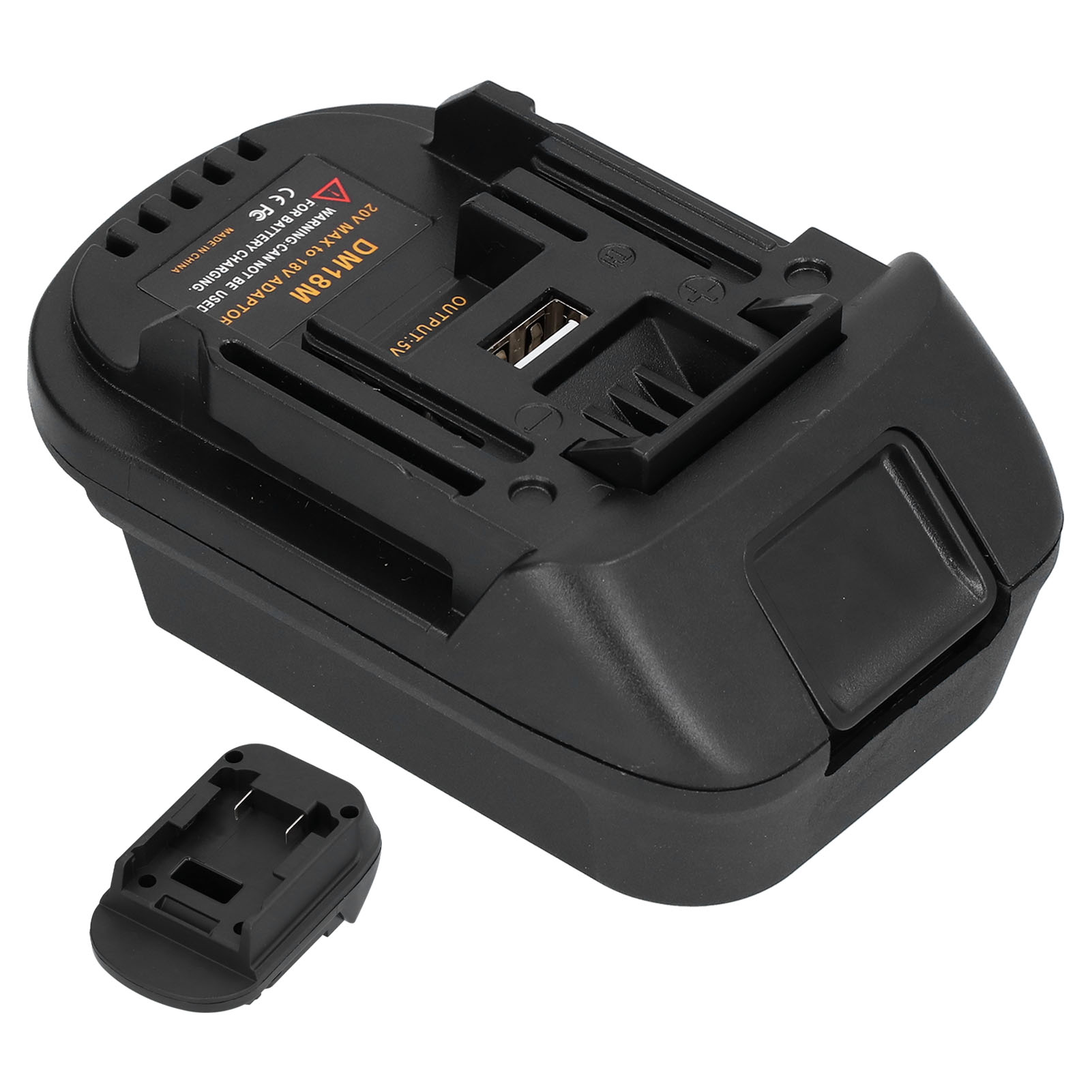 Dm18m Akkuadapter Für Milwaukee 20v Akku Dcb200 Dcb203 Dcb205 Dcb206 M18 Bl1830 Bl1840