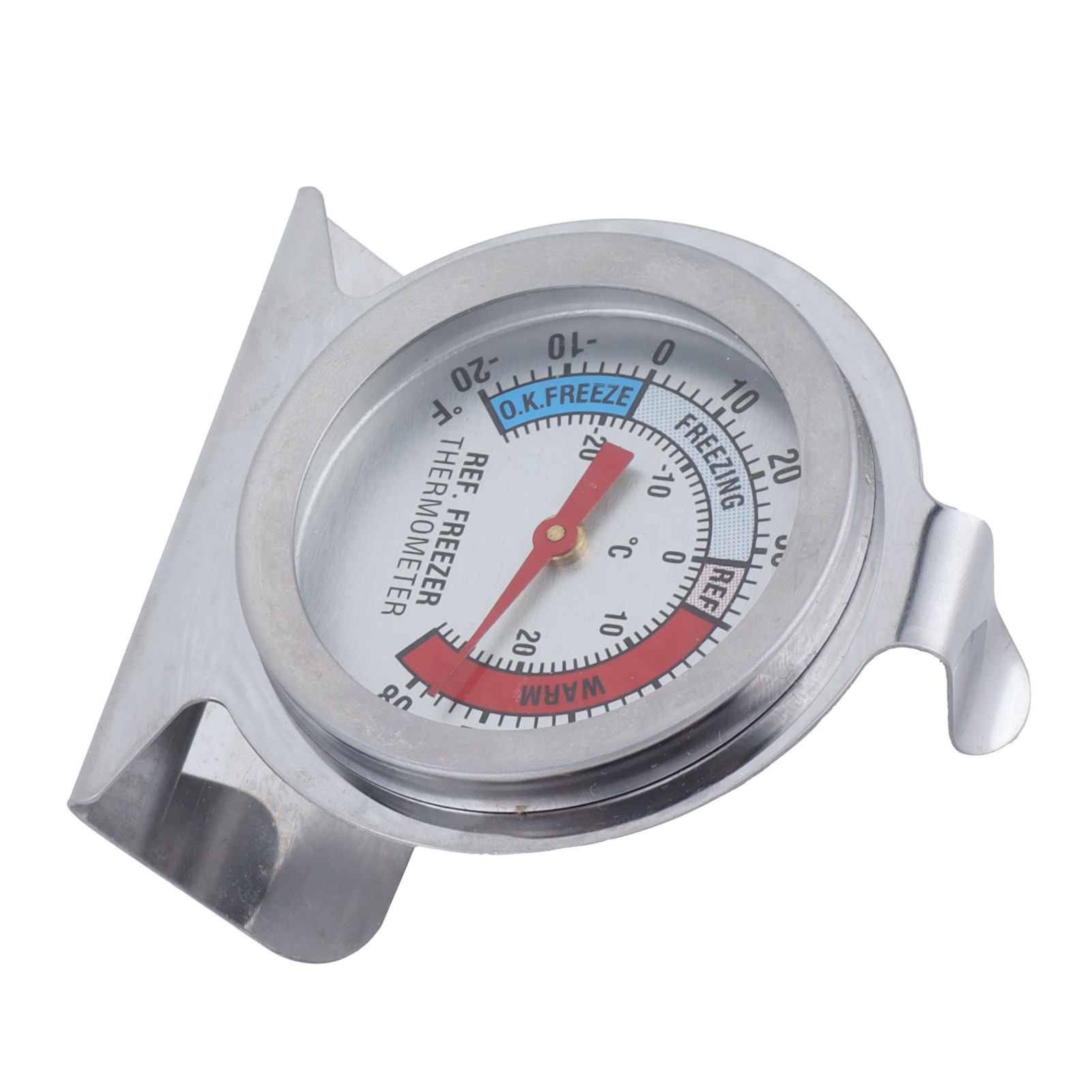 Kühlschrankthermometer Aus Edelstahl, Hochpräzises Zifferblattthermometer Für Zuhause Und Restaurants