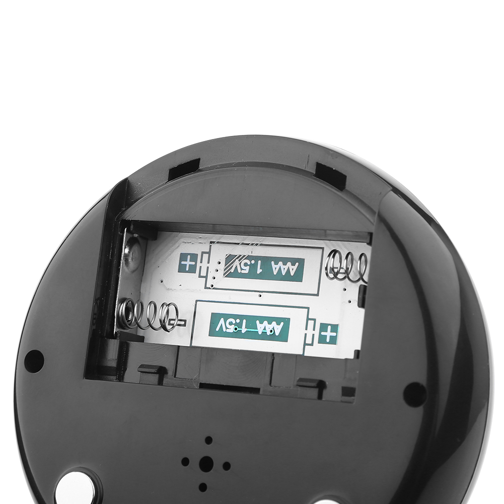 Stück Kreatives Digitales Lcd-temperaturthermometer, Hygrometer, Elektronisches Feuchtigkeitsmessgerät (schwarz)