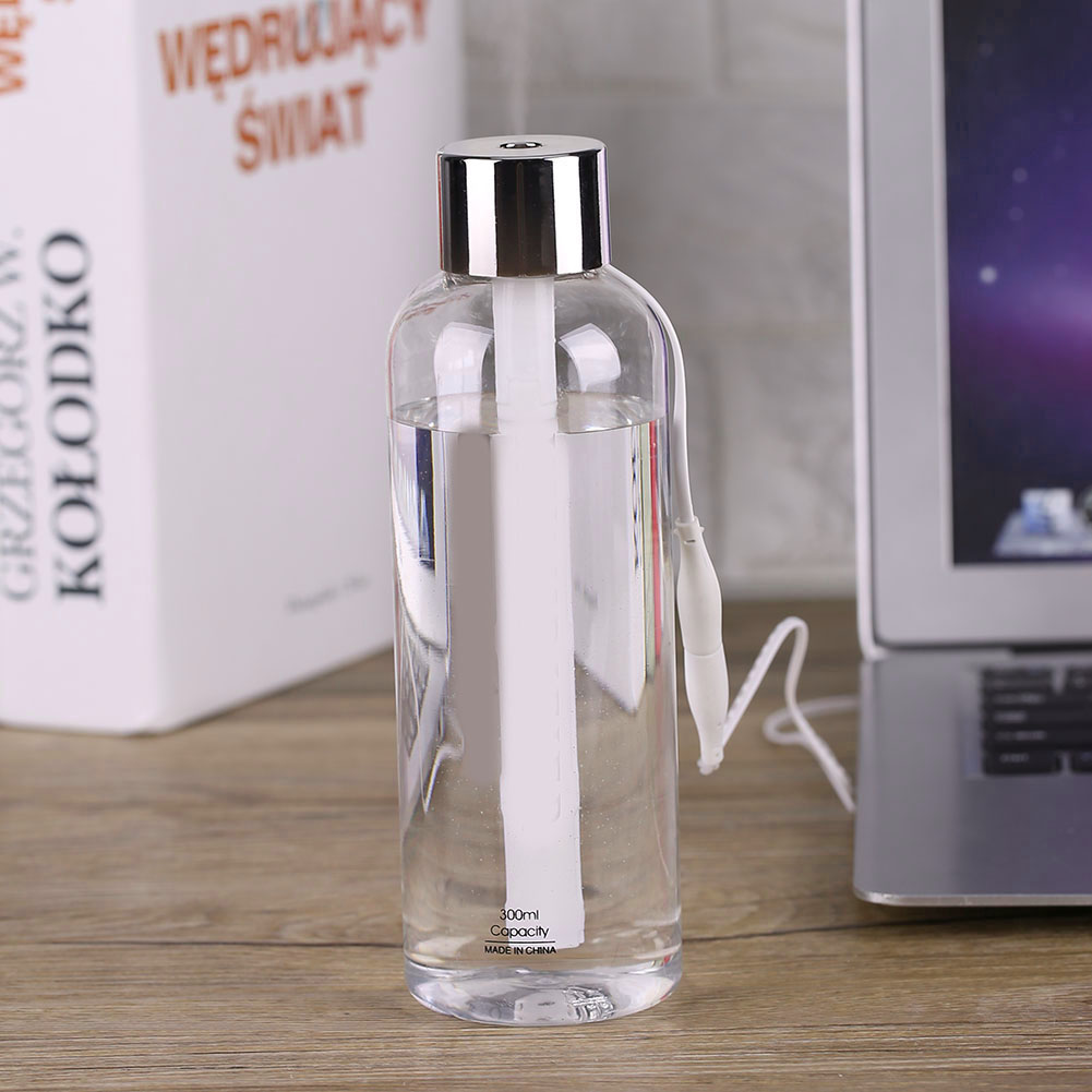 300-ml-mini-luftbefeuchter Mit Nebelgenerator, Tragbarer Usb-wasserflaschen-luftbefeuchter Für Auto Und Zuhause