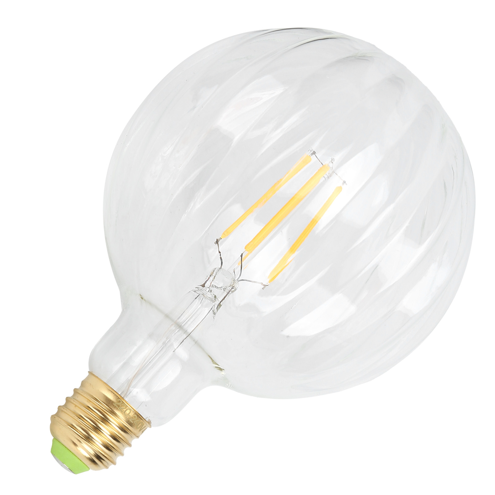 4w G125 Antike Glühbirne E27 Wassermelonenförmige Led-filamentlampe Heimdekoration 220v Warmlicht (transparent)