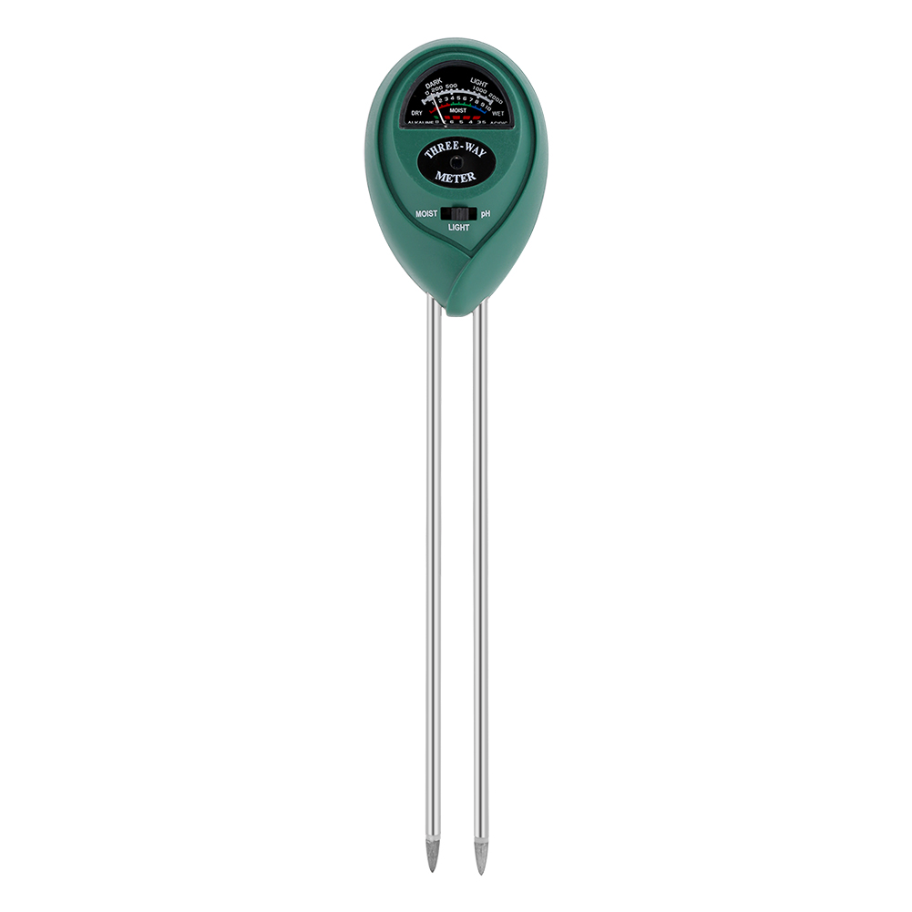 3-in-1 Bodentest-set Für Pflanzen Und Blumen: Ph-meter, Feuchtigkeitsmesser, Lichtmesser – Ideal Für Den Garten
