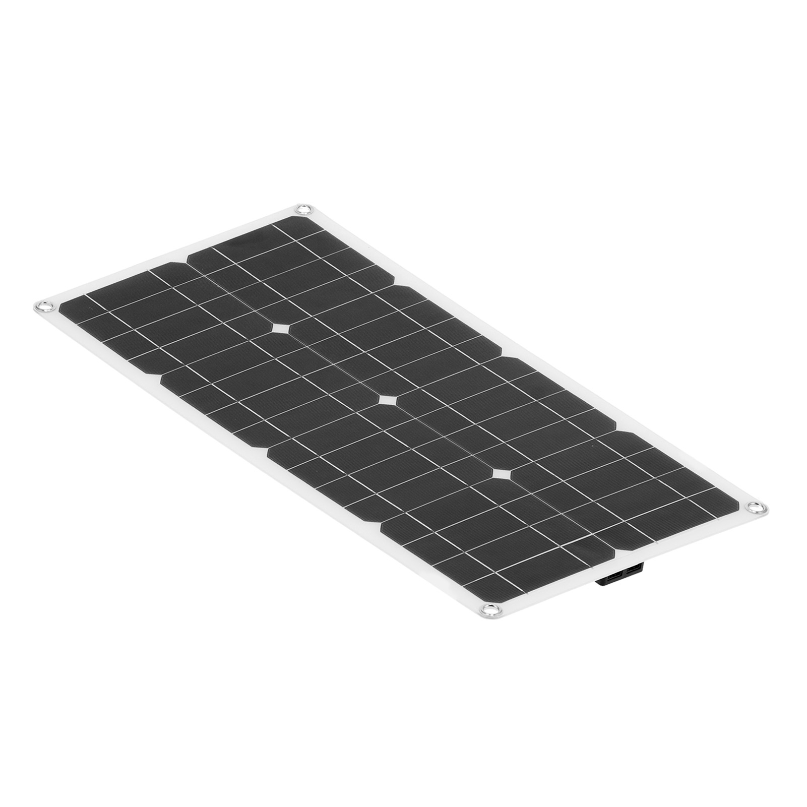40w Polykristallines Silizium-solarpanel, Flexibles Solarpanel-ladegerät Mit Zwei Usb-ausgängen Für Laptop- Und Autobatterien