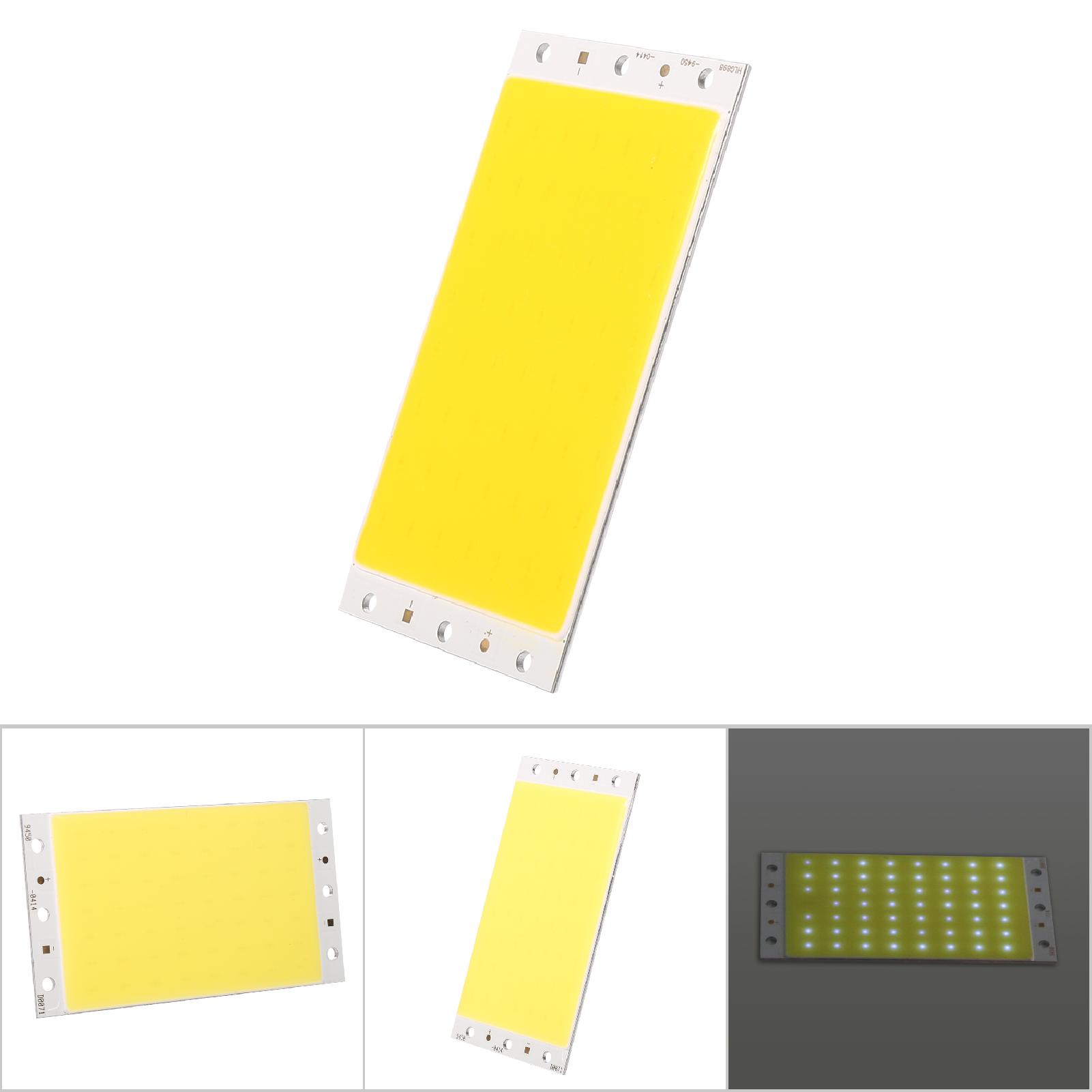 12–14 V, 30 W, Langlebige Cob-led-lampe Mit Ultrahellem Led-band, Led-chip, Diy-geeignet, 94 X 50 Mm, Reinweiß, 6500 K