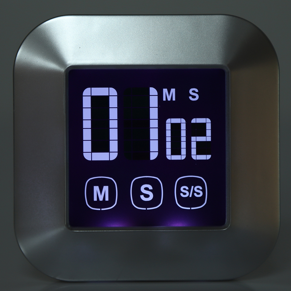 Küchentimer Mit Großem Led-display, Elektronischem Touchscreen Und Digitalem Timer – Elektronischer Touchscreen