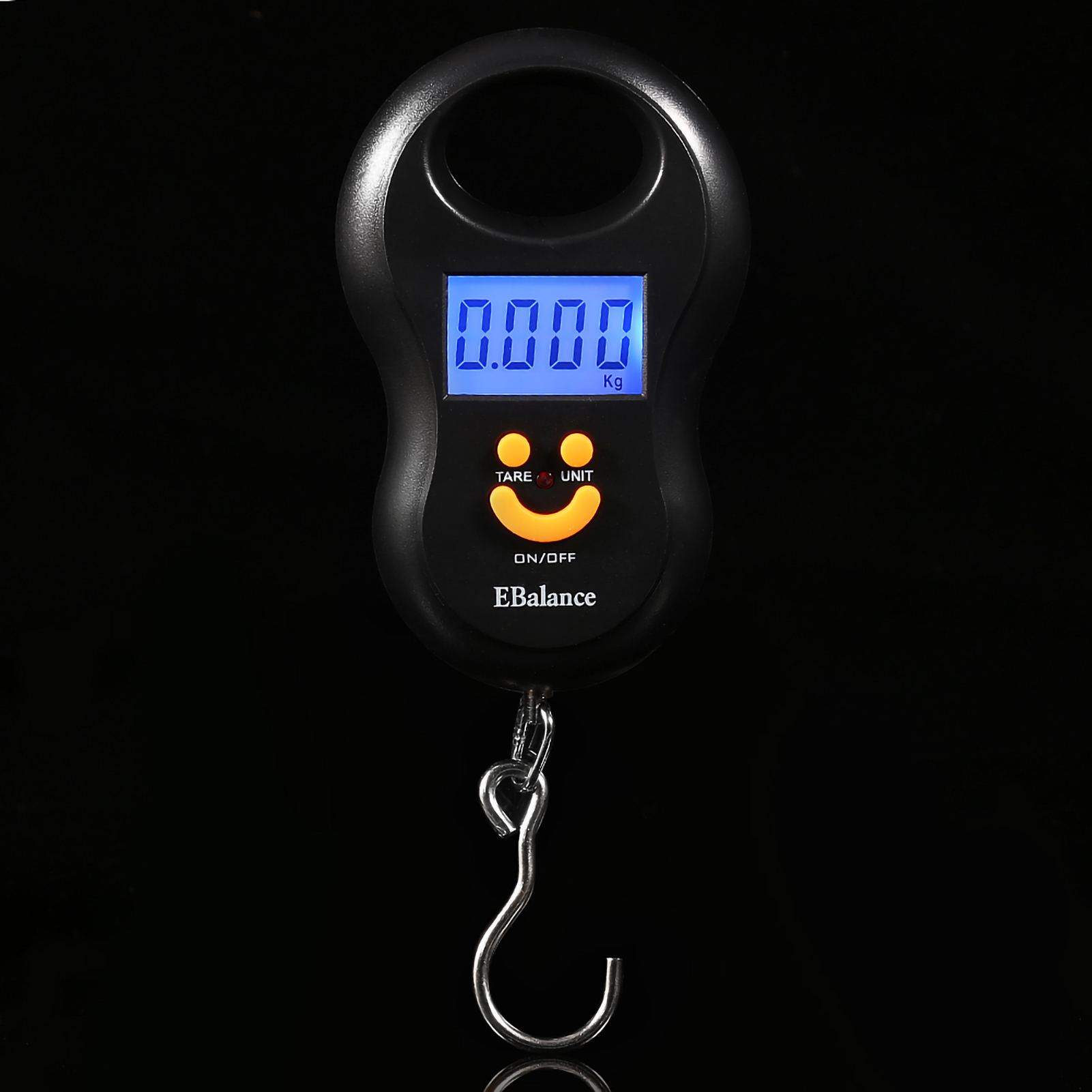Tragbare Elektronische Gepäckhakenwaage Mit Lcd-digitalanzeige (50 Kg/10 G)