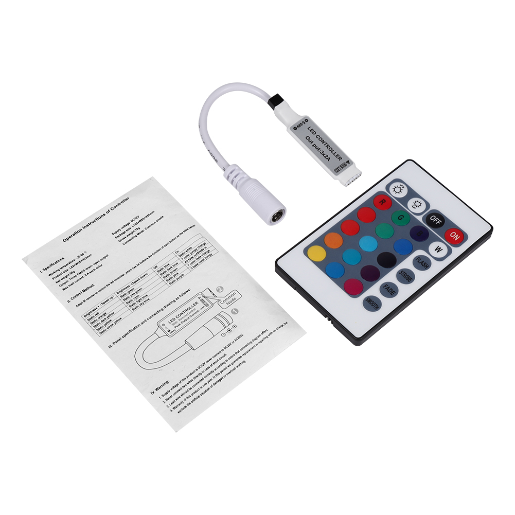 Mini-ir-fernbedienung Mit 17/20/24/44 Tasten Für 3528 5050 Rgb-led-streifen