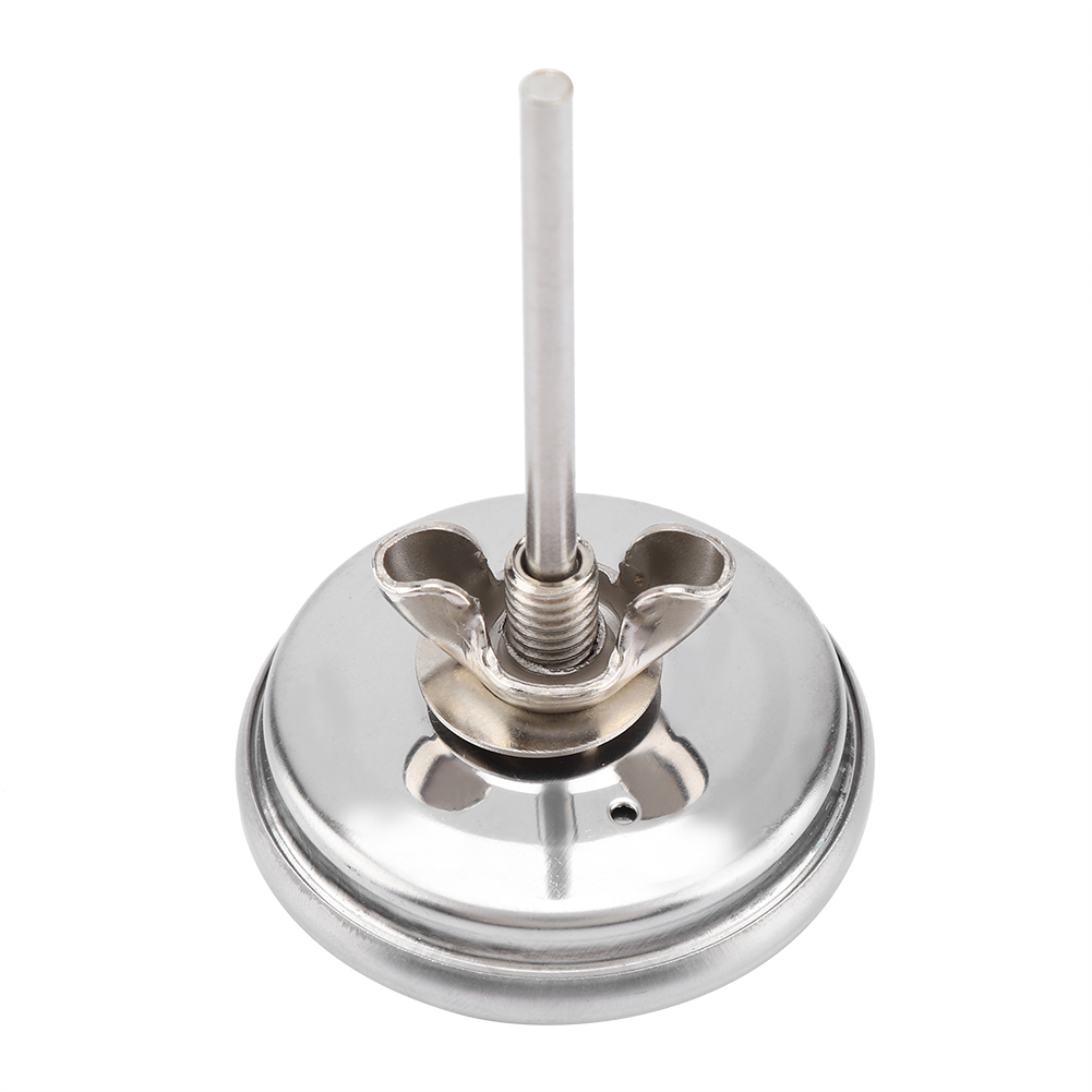 Edelstahl-grillthermometer Mit Runder Haube, 100–550 °f, Für Grillöfen Und -öfen