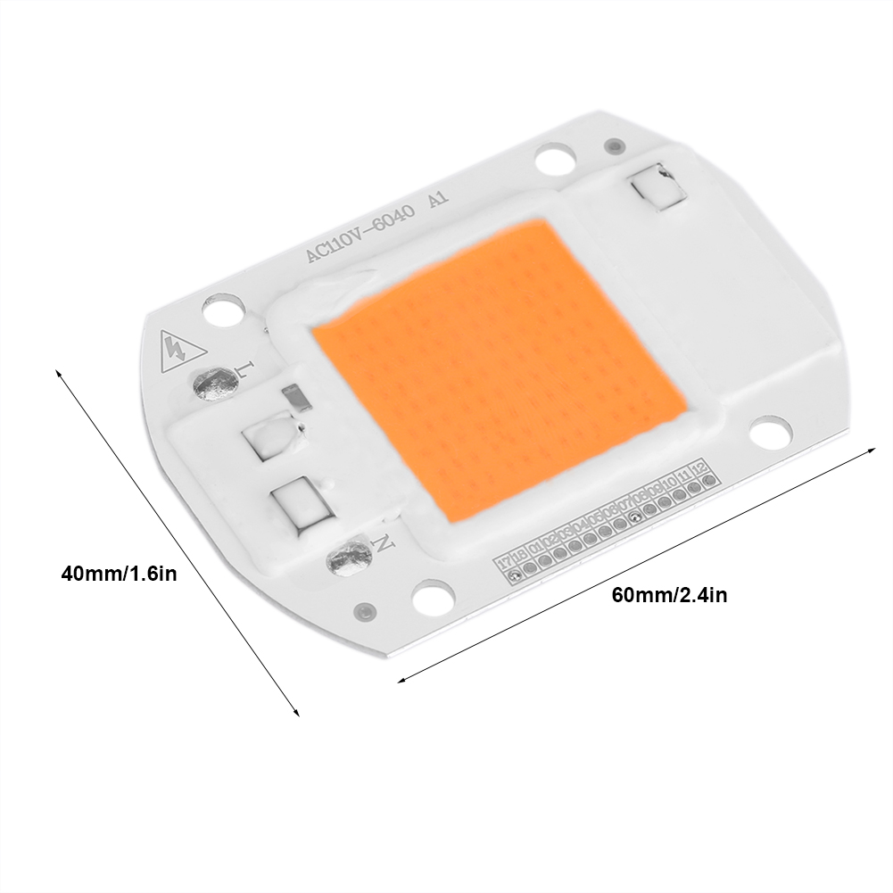 Vollspektrum-led-cob-chip-pflanzenlampe Für Garten, Hydrokultur (110v/20w)