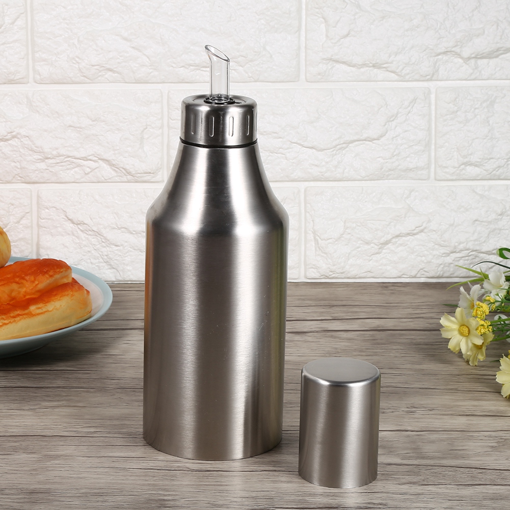 Praktischer Edelstahl-öltopf/essigspender (1000 Ml)