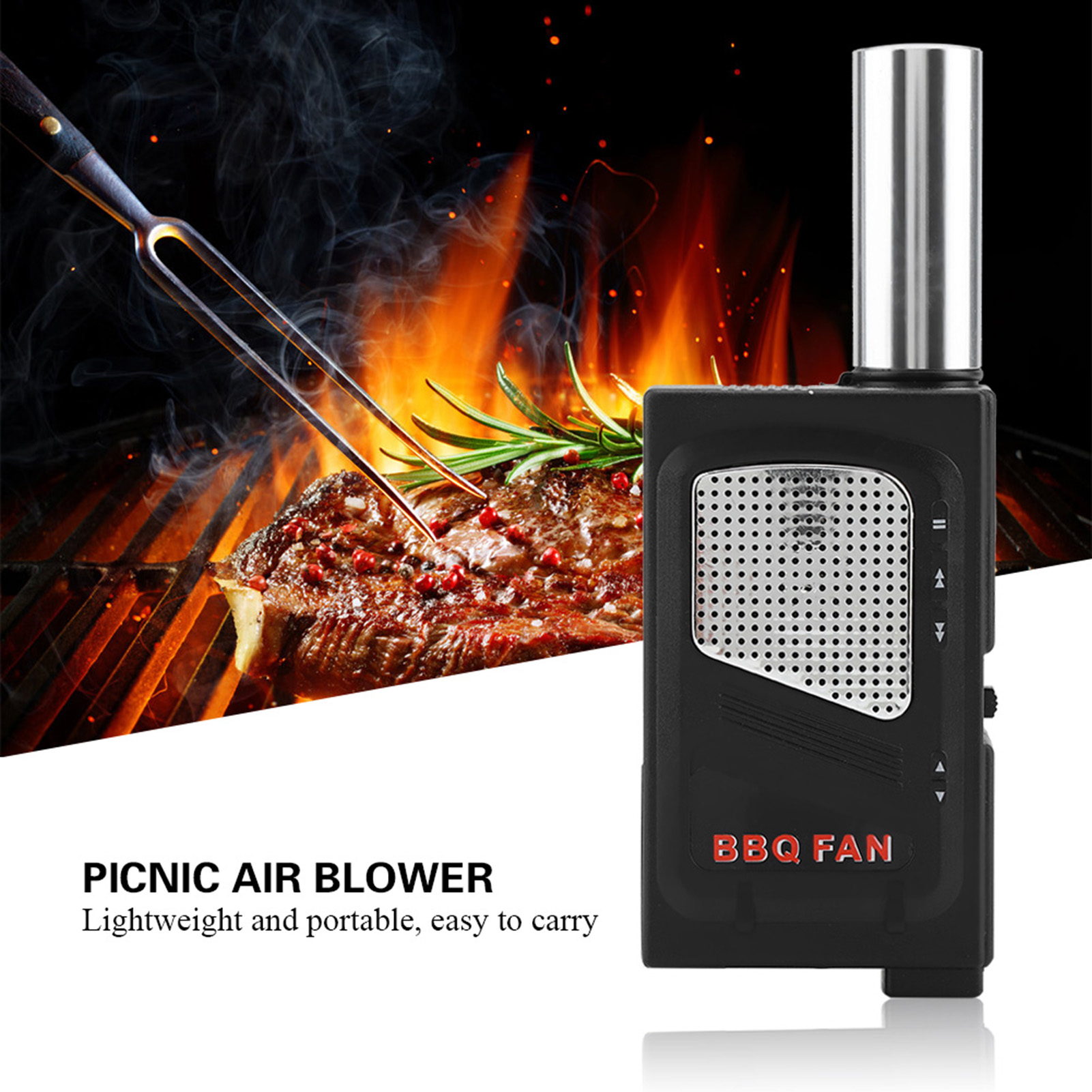 Leichter, Tragbarer Grilllüfter, Handlich, Ideal Für Picknicks Und Outdoor-küche