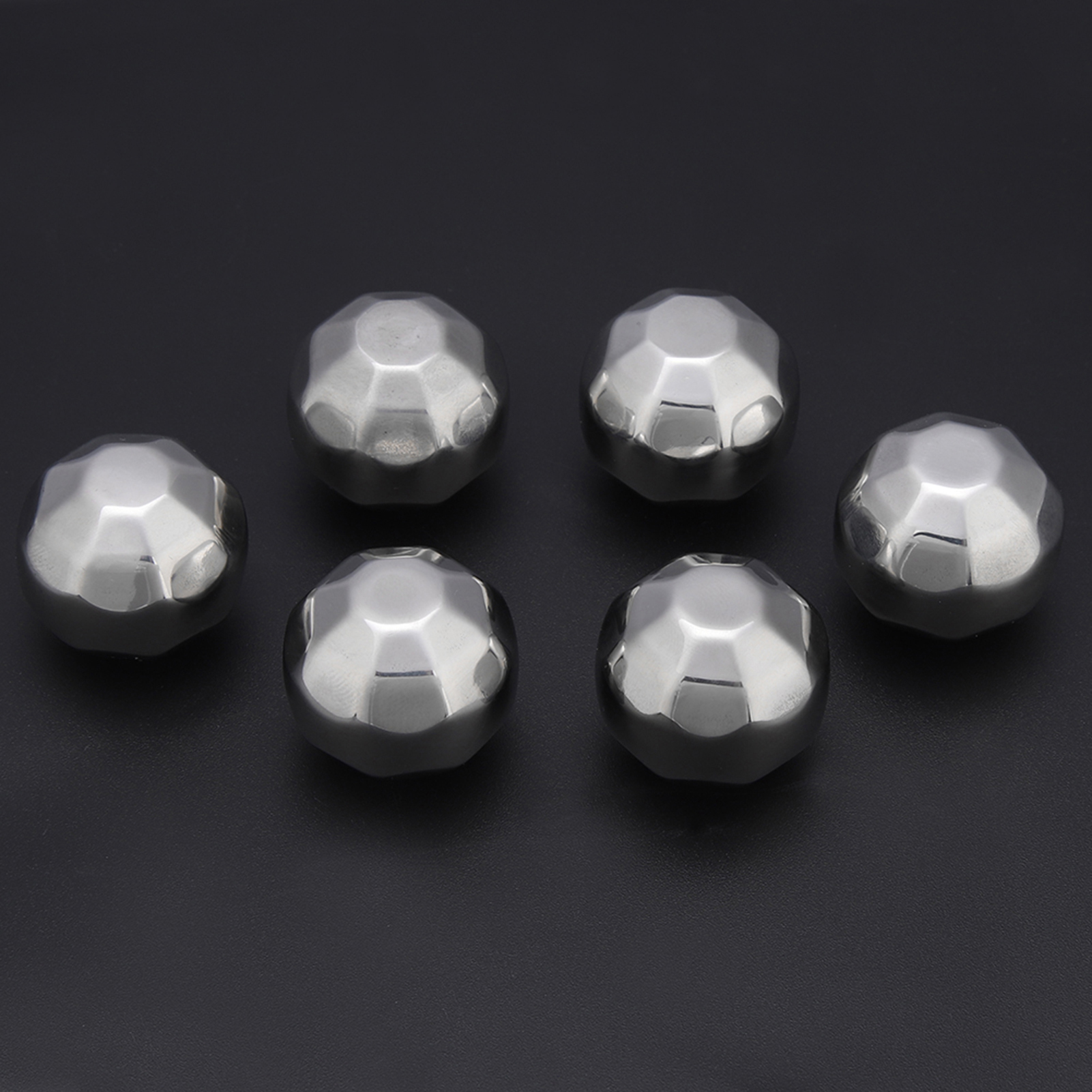Eiskugeln Aus Edelstahl Kühlen Wein, Whisky, Getränke, Kühlsteine Mit Zange (diamant)