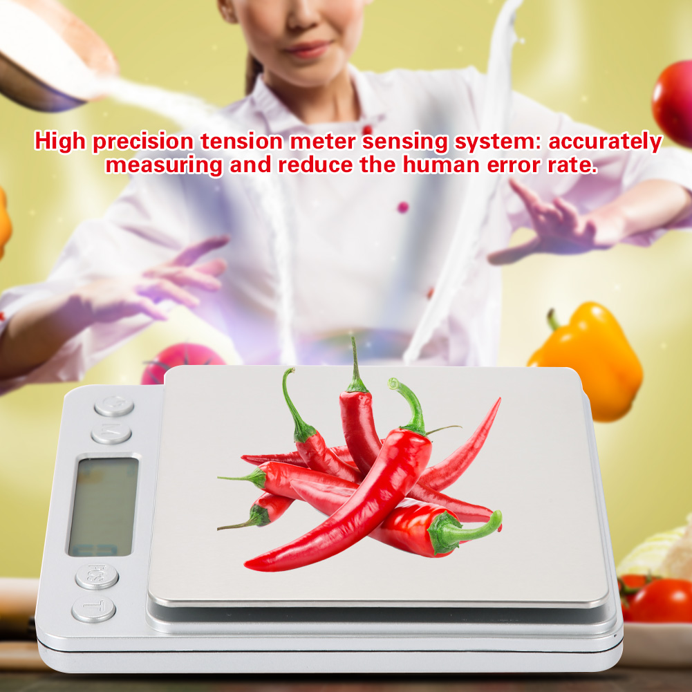 3 Kg/0,1 G Küchenwaage – Hochwertige, Präzise Und Innovative Backwaage Mit Elektronischem Lcd-display