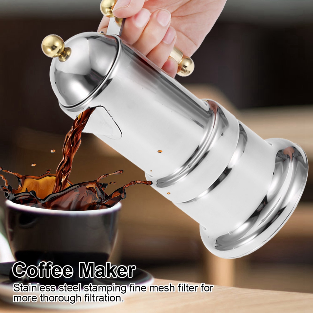 Espressokanne Aus Edelstahl Für Den Herd Mit Sicherheitsventil, 200 Ml
