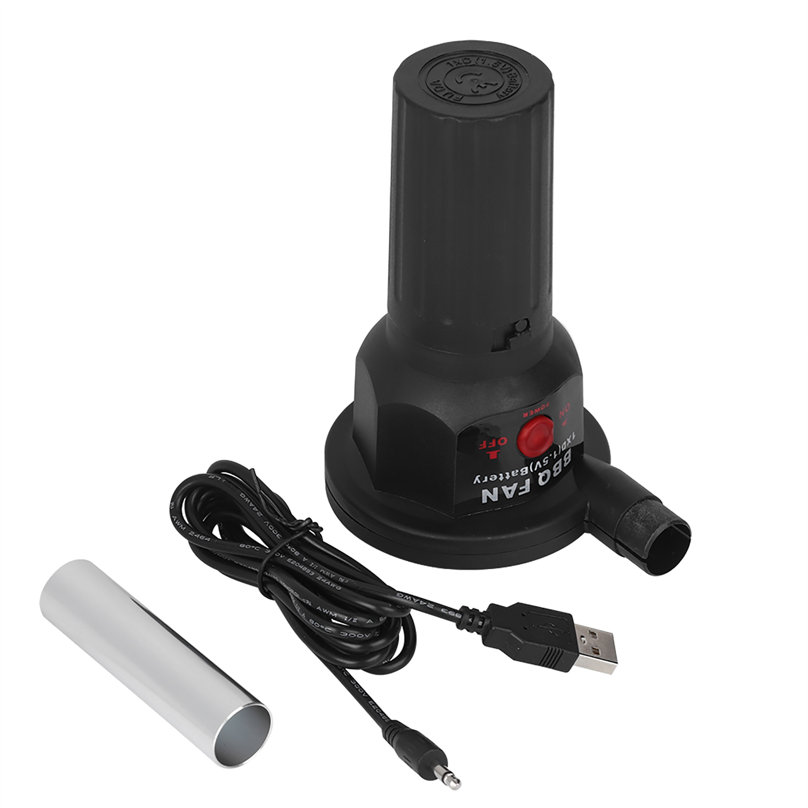 5v Leichtgewichtiger, Tragbarer Grillventilator Mit Usb-kabel Für Outdoor-kochprojekte