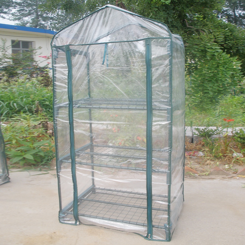 69 X 49 X 126 Cm Gartengewächshaus, Warmes Gewächshaus Für Blumenpflanzen, Gartenarbeit Im Freien
