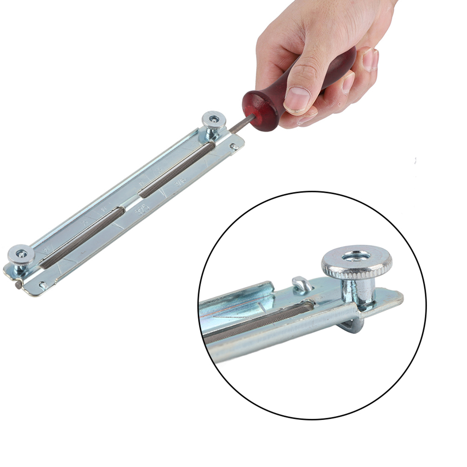 Kettensägen-schärfset Mit Hartholzgriff (4,8 Mm)