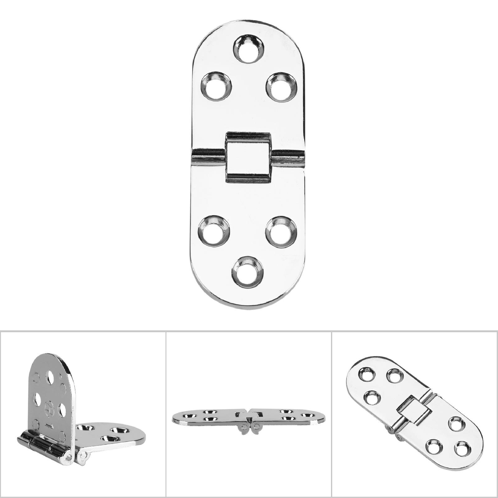 80 X 30 Mm Zinklegierung, Abgerundete Kante, Klapptisch-scharnier Für Nähmaschinen, Silberfarben